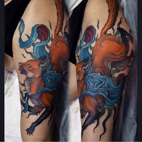 fox tattoo